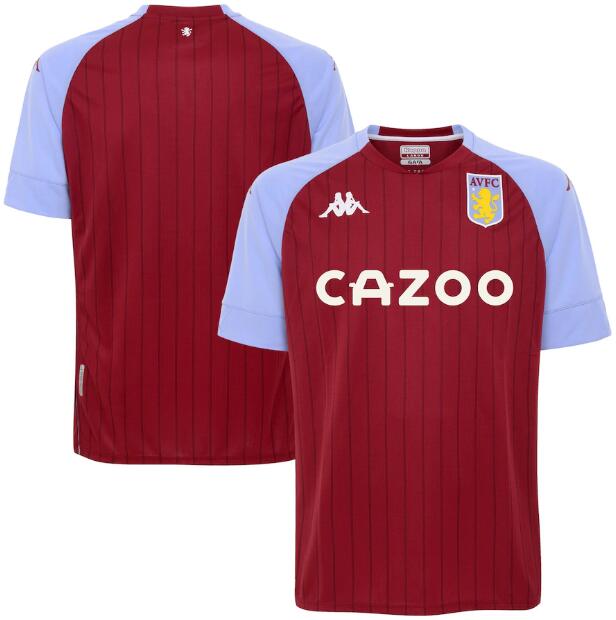 Aston Villa Home Kit Soccer Jersey 2020/21